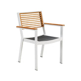 HiGold York Arm Chair - White